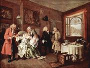 William Hogarth The Ladys Death oil painting